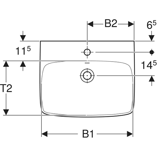 Geberit Selnova Square izlietne Geberit Selnova Square izlietne