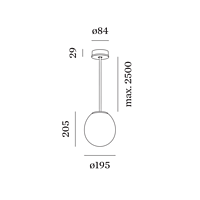 Dro Ceiling Susp 2.0 White Black14 Black-White