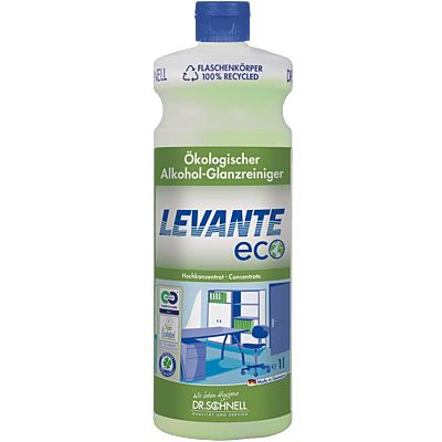 LEVANTE ECO | Ökologischer Alkohol-Glanzreiniger | 1 Liter