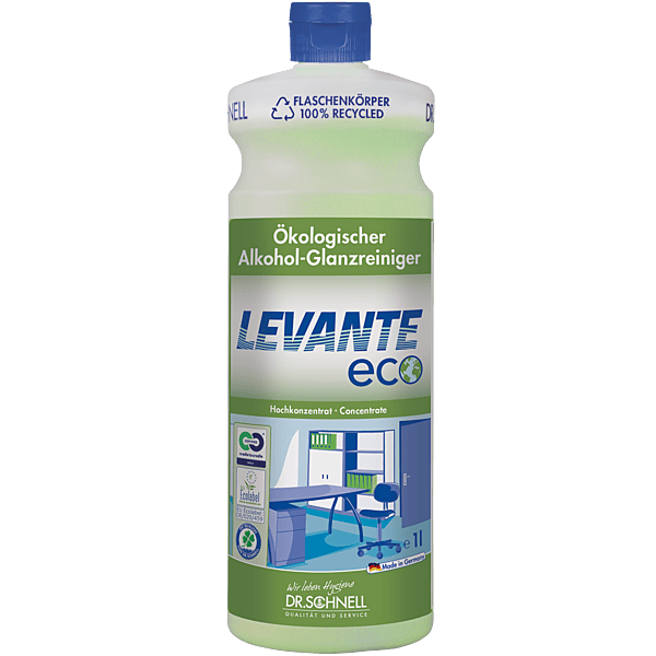 LEVANTE ECO | Ökologischer Alkohol-Glanzreiniger | 1 Liter