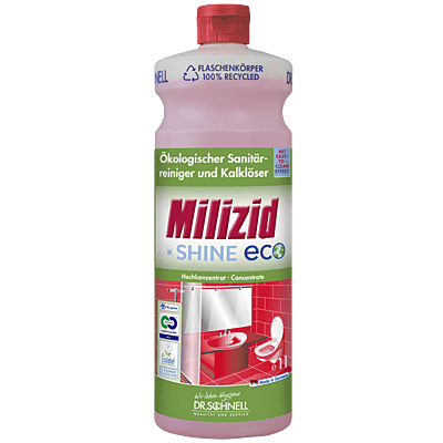 MILIZID SHINE ECO | Ökologischer Premium-Sanitärreiniger | 1 Liter