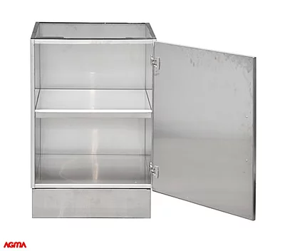 152  - Modulo con porta battente e zoccolo, dim. 600x580x870mm