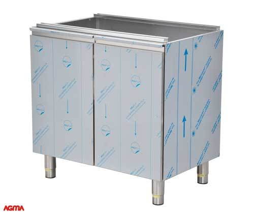 N036 - Modulo con porte battenti, dim. 900x580x870mm N036 - Modulo con porte battenti, dim. 900x580x870mm