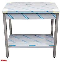 N055 - Tavolo con ripiano, dim. 900x600x89mm