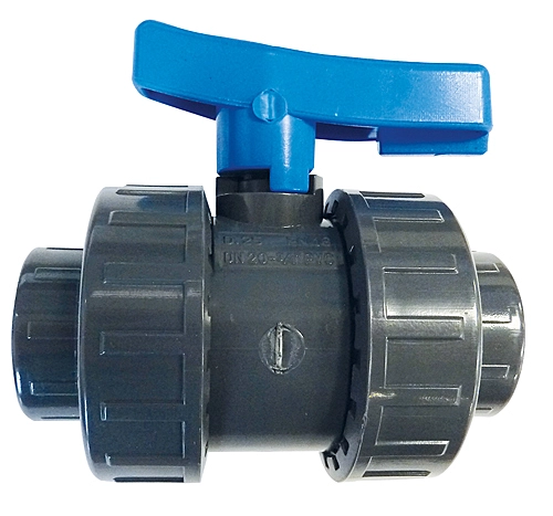 uPVC BSPP Double Union Ball Valve