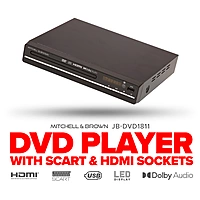 Mitchell & Brown JB-DVD1811 - DVD Player with SCART & HDMI