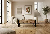 Ember Coffee Table 120 2-Drawer Almond