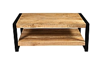 Ember Coffee Table 110 Wood-Base Almond