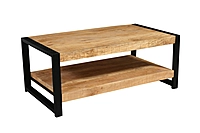 Ember Coffee Table 110 Wood-Base Almond