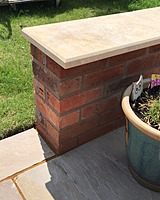 Dark Yellow Limestone Wall Coping (3cm thick)