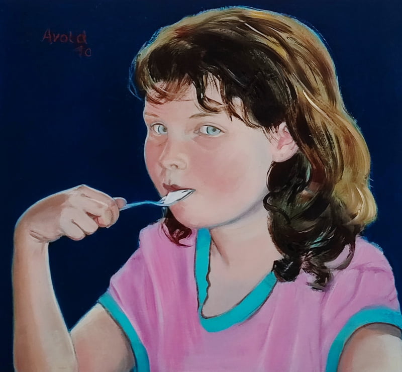 Das Mädchen mit dem Löffel