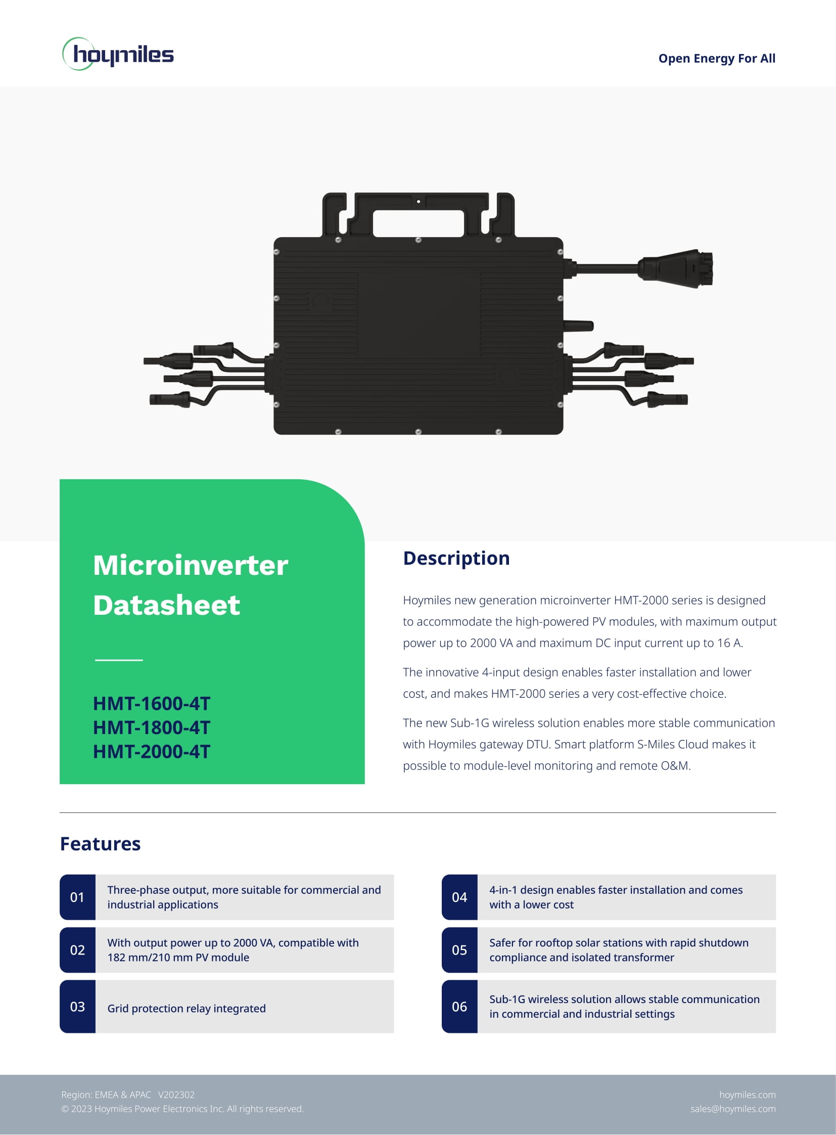 Hoymiles HMT-2000-4T Hoymiles HMT-2000-4T
