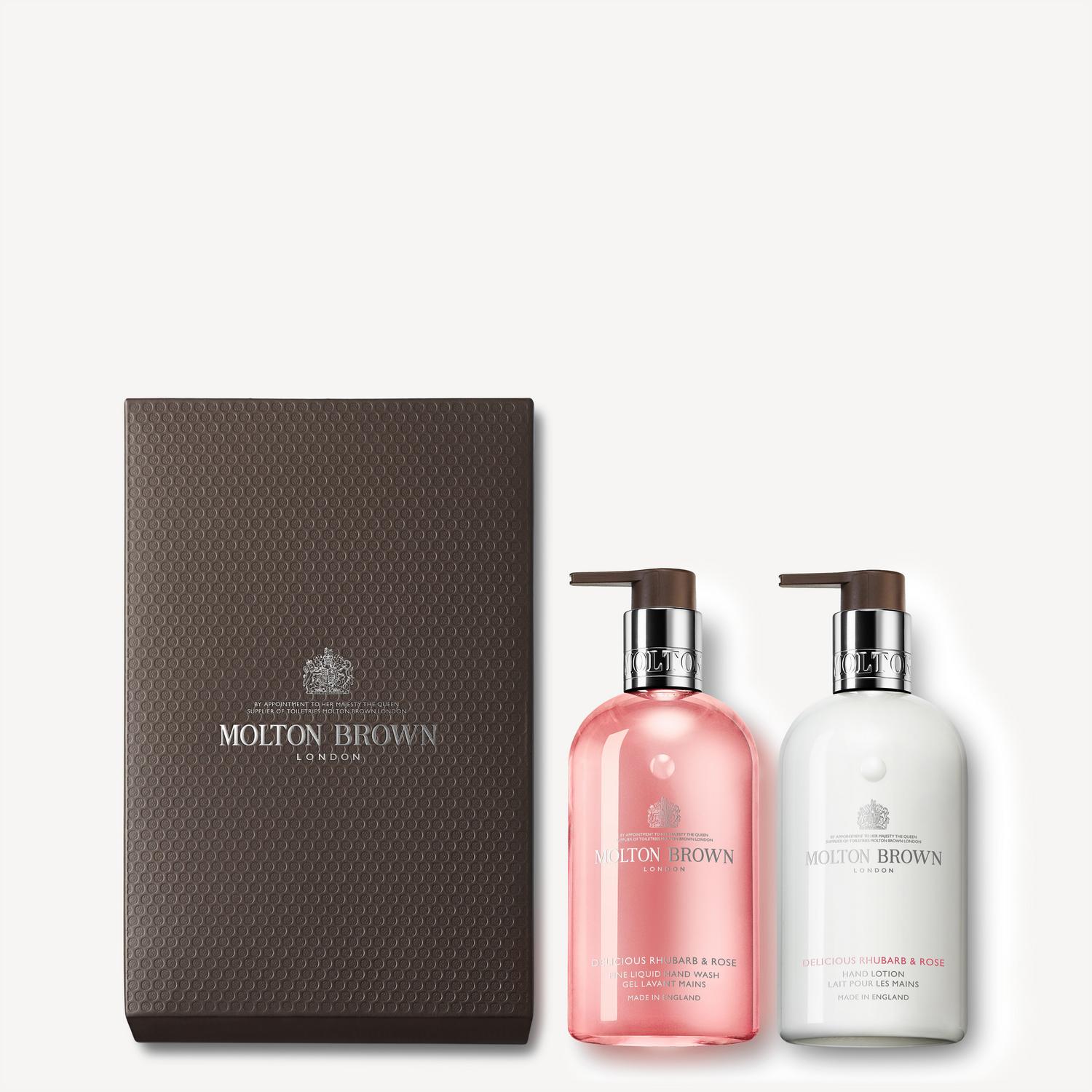 Delicious Rhubarb & Rose Hand Wash & Lotion Set