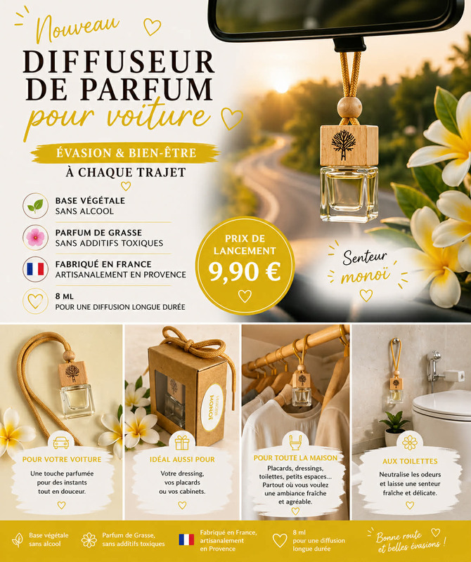 Diffuseur de parfum à suspendre