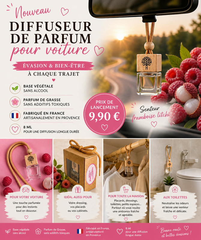 Diffuseur de parfum à suspendre
