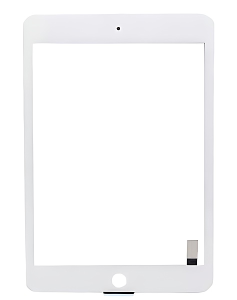 For iPad Mini 4 - Replacement Digitizer Front Glass Assembly - White - Screen
