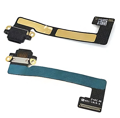 For iPad Mini 2 - Mini 3 - Replacement Dock Port Flex - Black