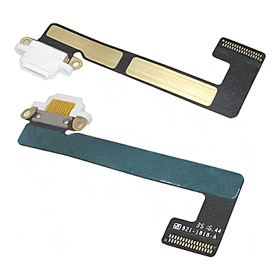 For iPad Mini 2 - Mini 3 - Replacement Dock Port Flex - White