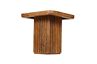 Cane Coffee Table None Walnut