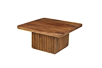 Cane Coffee Table None Walnut
