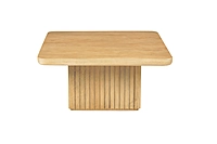 Cane Coffee Table None Almond