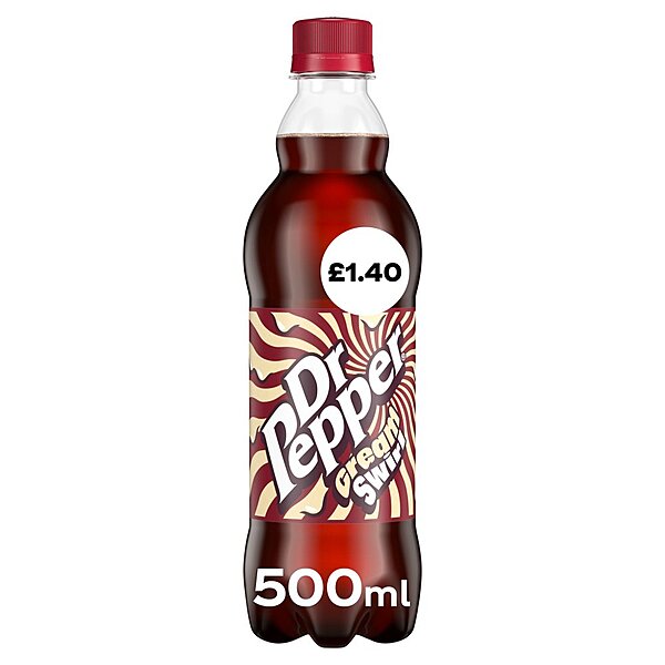 Dr Pepper ream Swirl 500ml PM