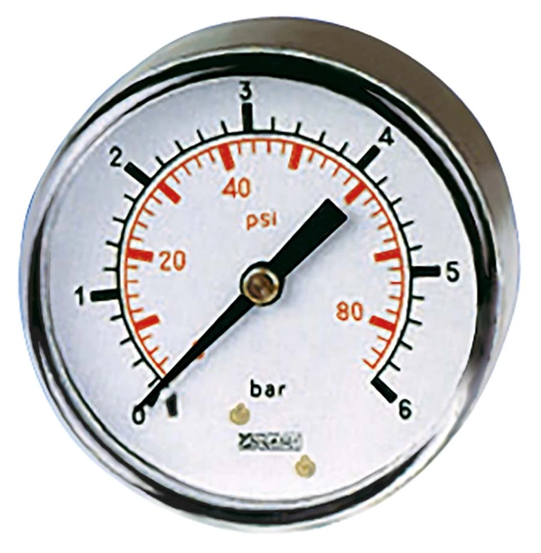 Dry Pressure Gauge Rear Entry - 40mm Diameter