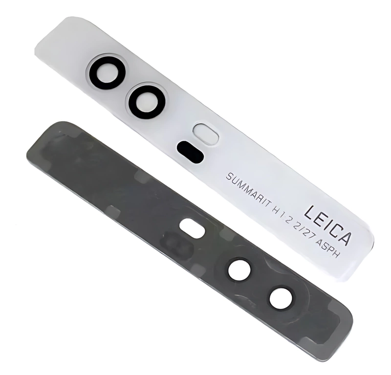 Huawei P9 - Replacement Dual Camera Lens Glass Cover With Adhesive - White