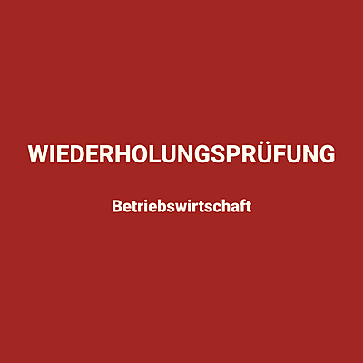 EBC*L Betriebswirtschaft – Prüfung