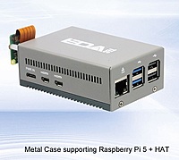 EDATEC Metal case for Raspberry Pi 5 + HAT