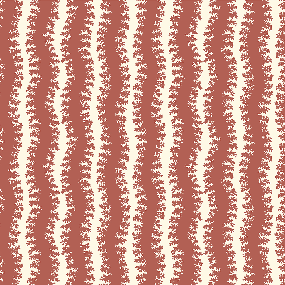 Elkhorn Stripe - Red Toppings - Clarke White