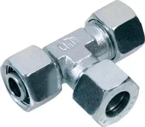 Gates DIN 2353 Steel Adjustable Run Tee - Light Series