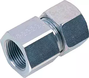 Gates DIN 2353 Steel Female Gauge Connector - BSPP