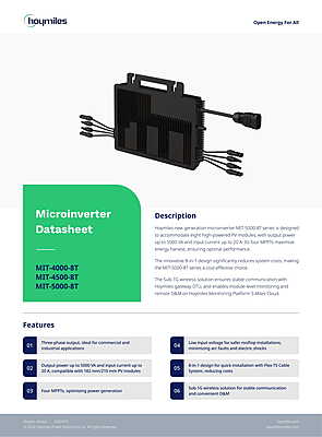 Hoymiles MIT-5000-8T Hoymiles MIT-5000-8T