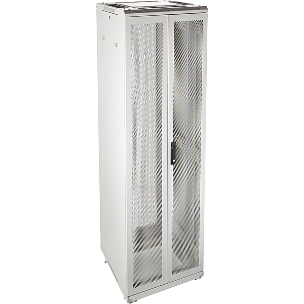 Excel 42U 80X80 Grey double vented doors