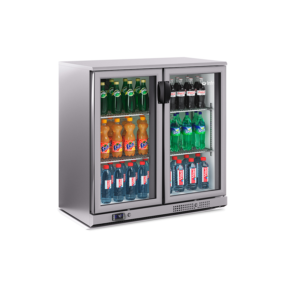 Expositor refrigerado horizontal en inox ERV 25 I