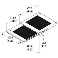 Penn Elcom Laptop Security Drawer 1U