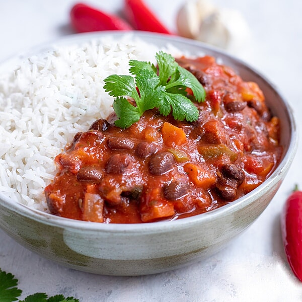 Better Together- Rustic Black Bean Chilli with Basmati Rice Better Together- Rustic Black Bean Chilli with Basmati Rice