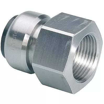 Steckfitting Edelstahl 22x3/4" IG