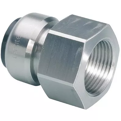 Steckfitting Edelstahl 22x3/4" IG
