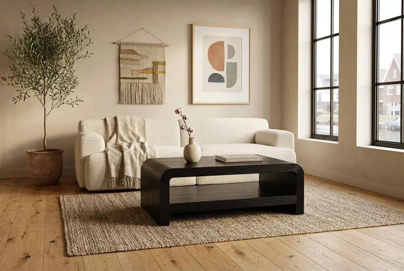 Nord Coffee Table 130 Caviar