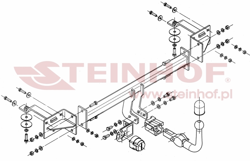 Lancia Delta 5D Tow Bar (2008-2014) F-049