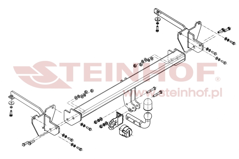 Fiat Doblo only CNG
(incl. Maxi) Tow Bar (2010-2022) F-070