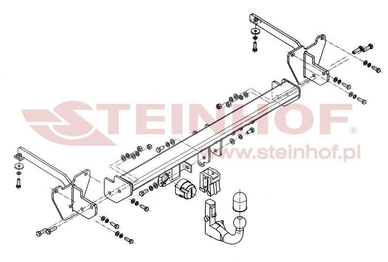 Fiat Doblo only CNG
(incl. Maxi) Tow Bar (2010-2022) F-071