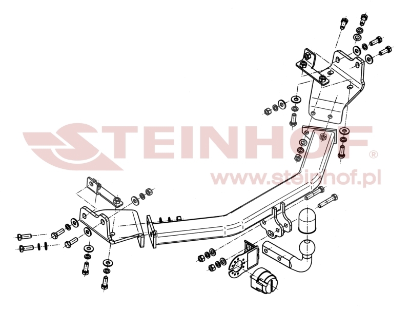 Dodge Journey (JC49) Tow Bar (2008-2020) F-074