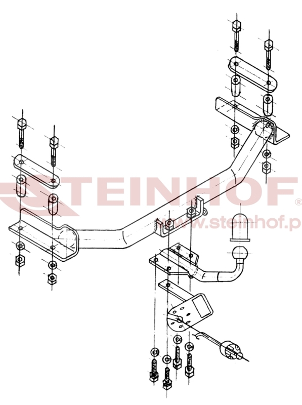 Ford Fiesta 3/5D Tow Bar (1996-2002) F-226