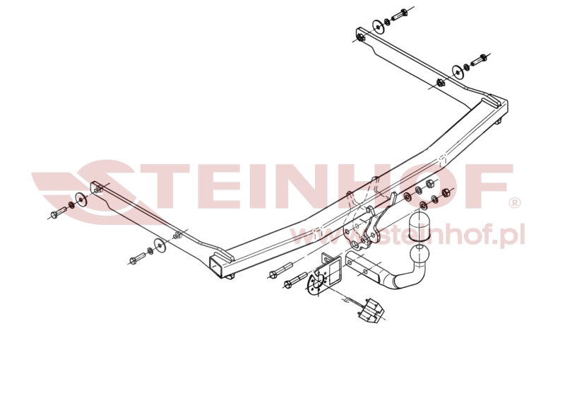 Ford Focus II 3/5D Tow Bar (2004-2011) F-229