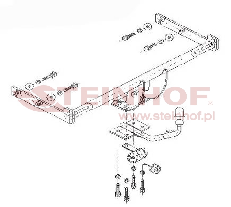 Ford Focus 3/5D Tow Bar (1998-2004) F-230/1