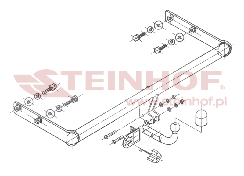 Ford Focus 4D Tow Bar (1998-2005) F-234/1