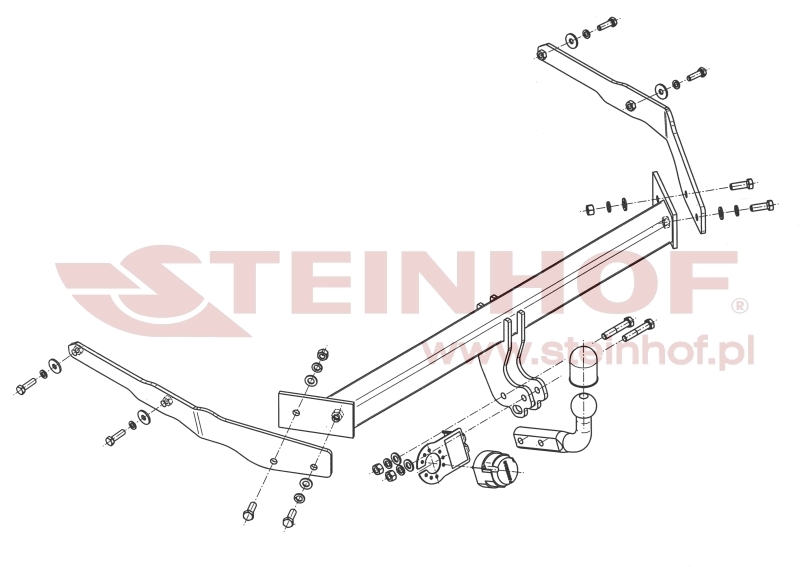 Ford Focus III Estate
(incl. ECOnetic)
(excl. ST-Line)
(excl. ST) Tow Bar (2011-2018) F-240